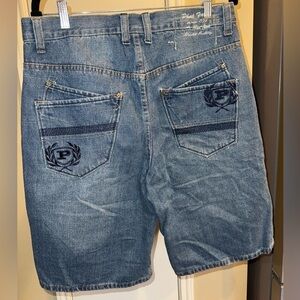 Vintage Y2K  ▶️ Phat Farm ◀️ Denim Shorts Jorts